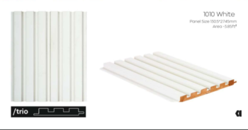 CONTOUR 1010 - WHITE WALL PANEL ( SOFT TOUCH )