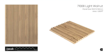 CONTOUR 71008 PEAK - LIGHT WALNUT ( STANDARD )